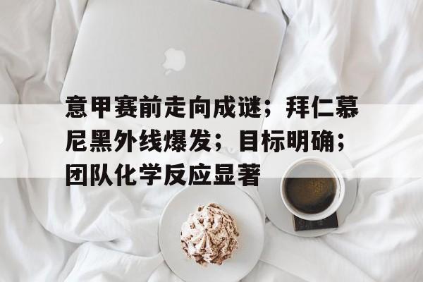 九游体育入口-意甲赛前走向成谜；拜仁慕尼黑外线爆发；目标明确；团队化学反应显著的简单介绍
